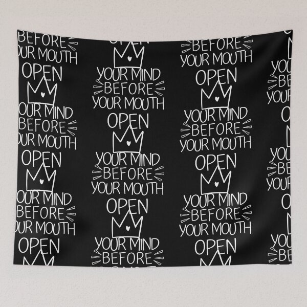Item preview, Open Your Mind Before Your Mouth  designed and sold by SweetAndSpice.