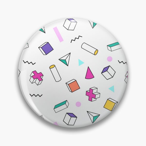 Item preview, 3D Memphis Style Geometric Shapes Pattern designed and sold by suwarnaadi.