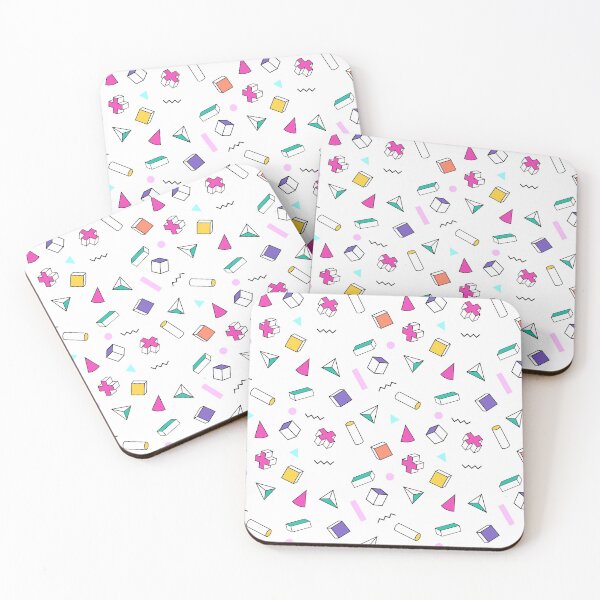Item preview, 3D Memphis Style Geometric Shapes Pattern designed and sold by suwarnaadi.