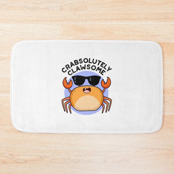 Item preview, Crabsolutely Clawsome Funny Crab Puns  designed and sold by punnybone.