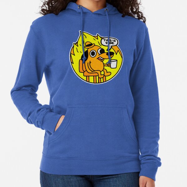 C'est Fine Doggo | C'est Fine Dog | C'est Fine Meme Sweat à capuche léger
