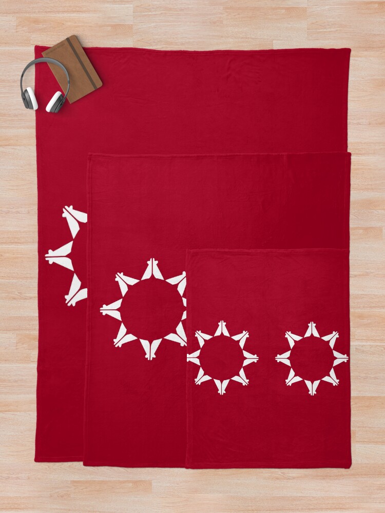 "Pine Ridge Indian Reservation Flag" Fleecedecke von FunWithFlags