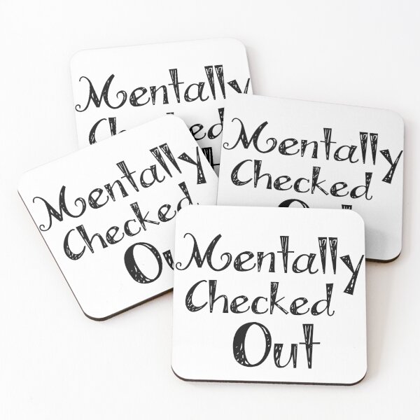 Item preview, Mentally Checked Out designed and sold by Nurul Hoda.