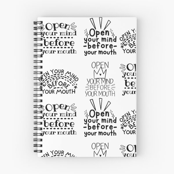 Item preview, Open Your Mind Before Your Mouth Sticker Pack designed and sold by SweetAndSpice.