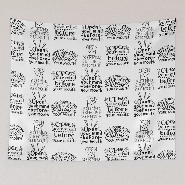 Item preview, Open Your Mind Before Your Mouth Sticker Pack designed and sold by SweetAndSpice.