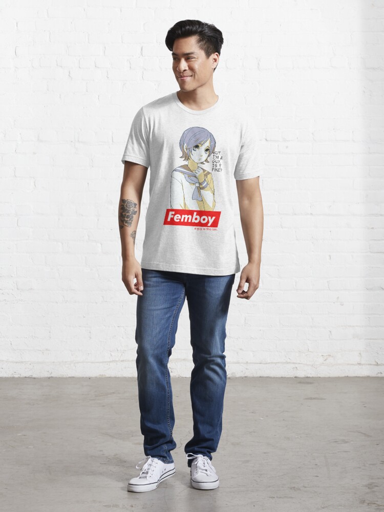 Femboy Aesthetic Pastel Gay Yaoi Anime Boy Crossdressing T-Shirt by Black -  Fine Art America