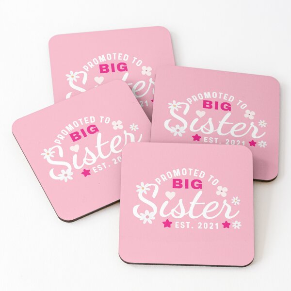 Item preview, Promoted to Big Sister Est 2021  designed and sold by champagnemoment.