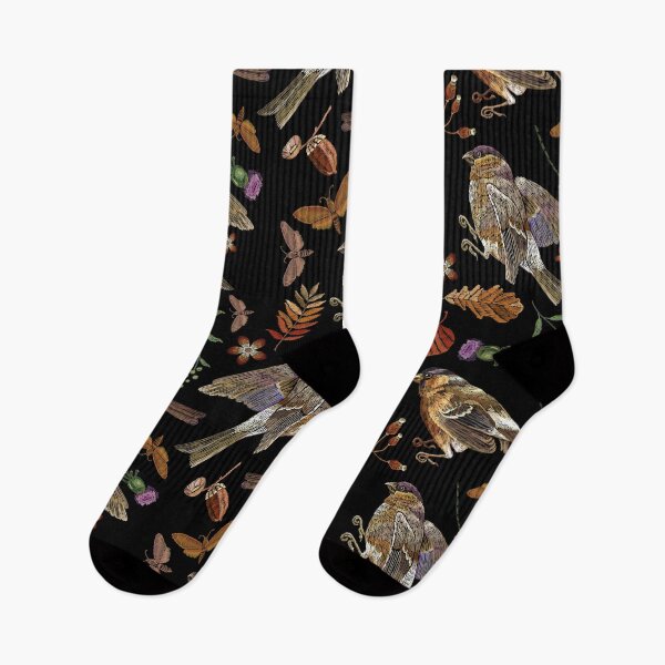 Item preview, Autumn leaves and birds designed and sold by matrioshka.
