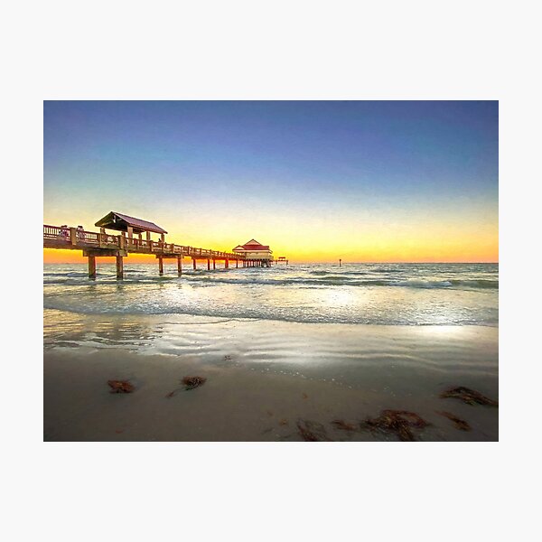 Clearwater Beach Sunset Photographic Print