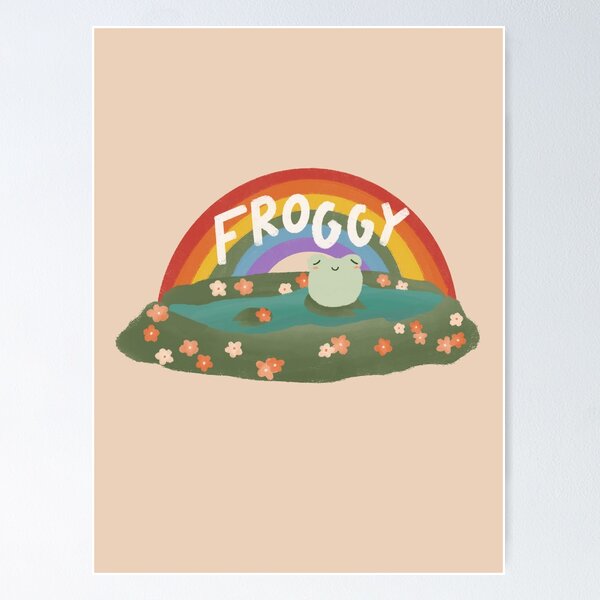 Item preview, Froggy Rainbow designed and sold by Laura Lee Cochran.