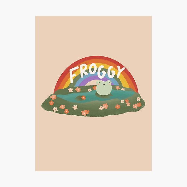 Item preview, Froggy Rainbow designed and sold by Laura Lee Cochran.