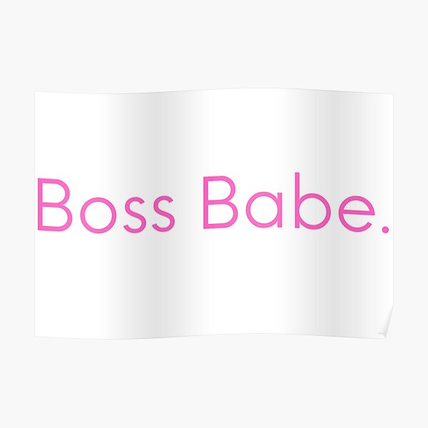 Boss Babe Poster