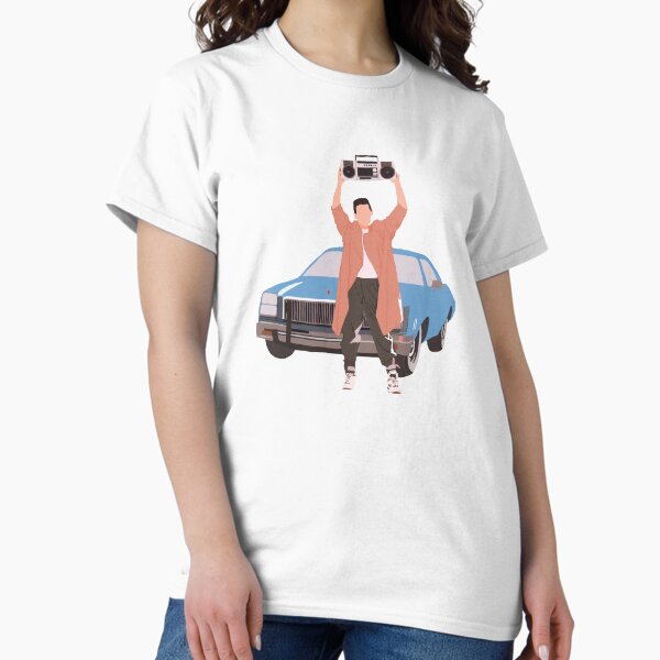 Aperçu de l'œuvre Dites n'importe quoi - Lloyd Dobler tenant son boom box créée et vendue par froggyleggs.