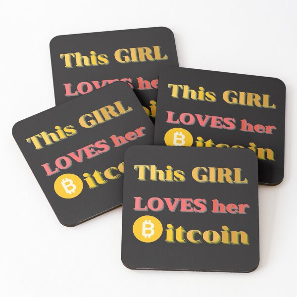 Item preview, This Girl Loves Her Bitcoin, crytocurrency bitcoin designed and sold by sirina2796.