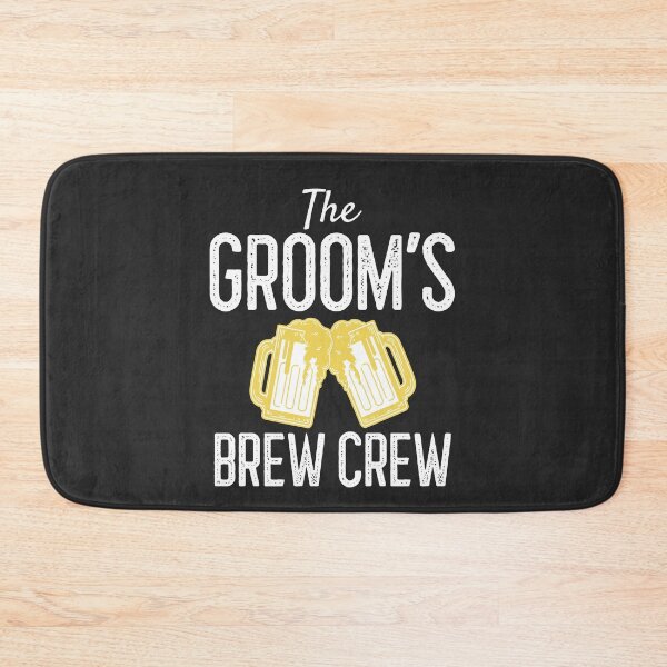 Item preview, The Groom's Brew Crew Brewing Gift designed and sold by EricJP.