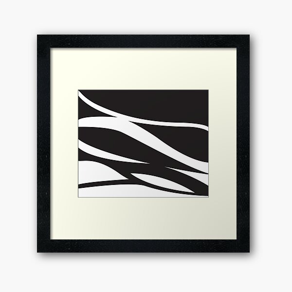 Waves of pleasure Framed Art Print