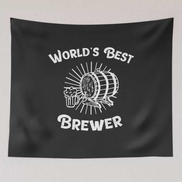 Item preview, World's Best Brewer Brewing Gift designed and sold by EricJP.