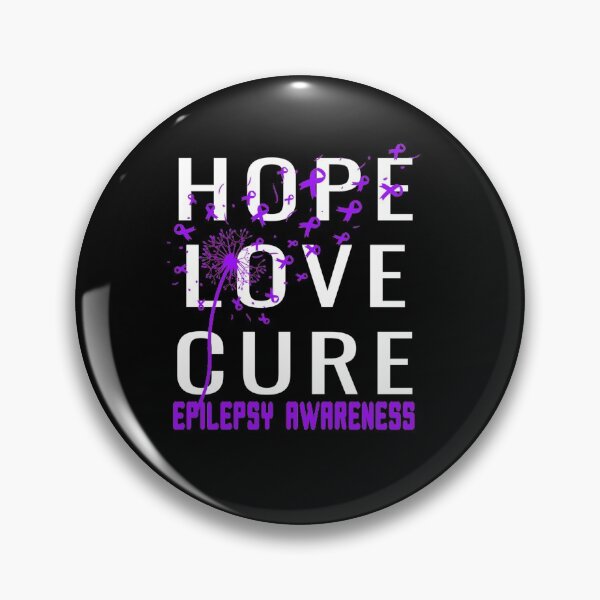 Item preview, Hope Love Cúré Épílépsý Awareness Long Sleeve T Shirt Team T designed and sold by BRTPBZ.