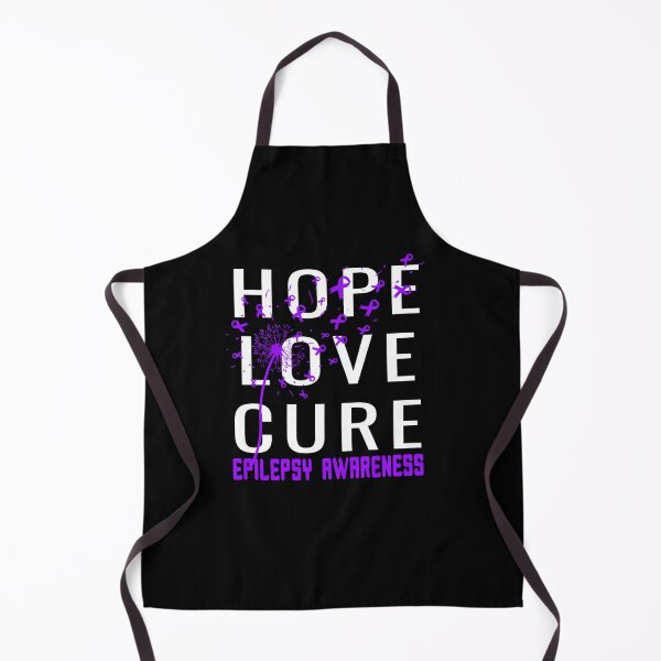 Item preview, Hope Love Cúré Épílépsý Awareness Long Sleeve T Shirt Team T designed and sold by BRTPBZ.
