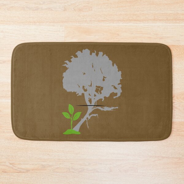 Item preview, Seedling with shadow of old tree designed and sold by BOLD-Australia.
