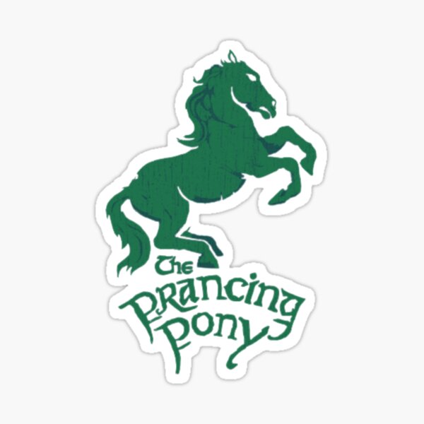 Prancing Pony Sticker