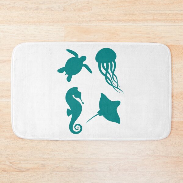 Item preview, Sea Creatures Delight - Teal designed and sold by TIPJ.