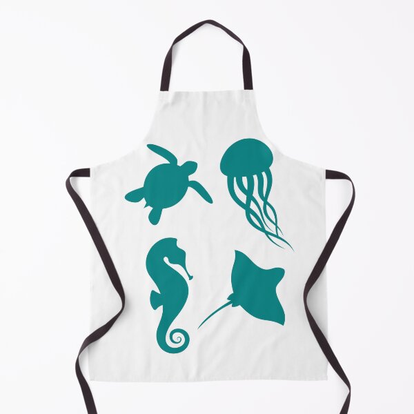 Item preview, Sea Creatures Delight - Teal designed and sold by TIPJ.