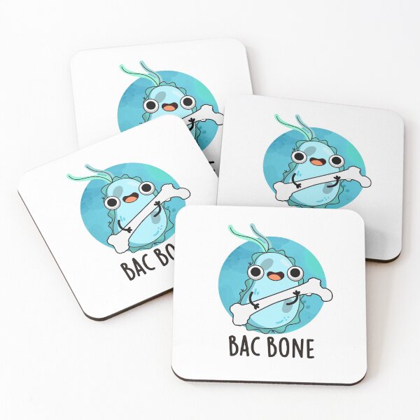Item preview, Bac Bone Funny Bacteria Puns  designed and sold by punnybone.