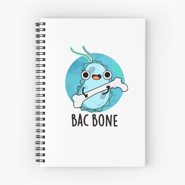 Item preview, Bac Bone Funny Bacteria Puns  designed and sold by punnybone.