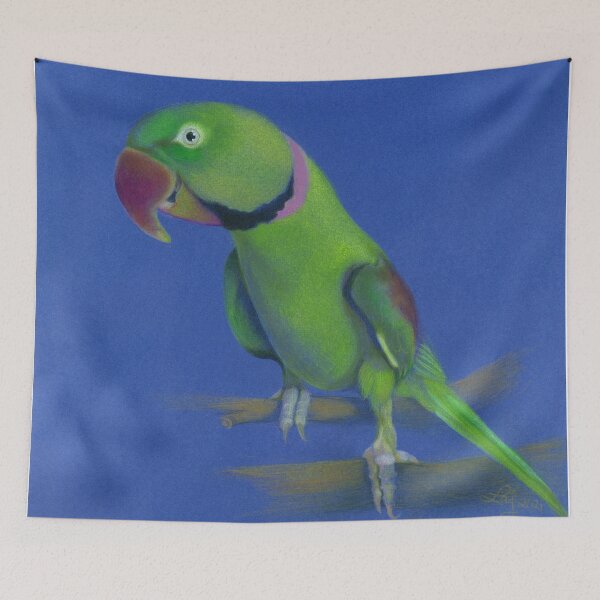 Item preview, Maja Alexandrine Parakeet designed and sold by Lois-jessop.