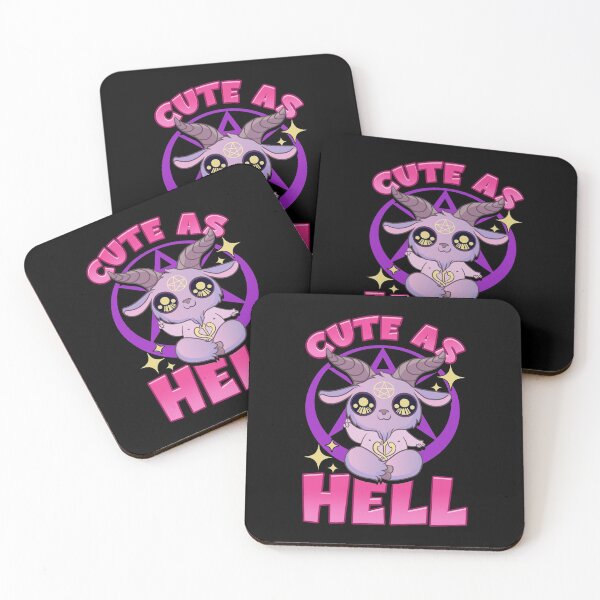 Item preview, Cute As Hell Pastel Anime Kawaii Baphomet Goth Pun designed and sold by perfectpresents.