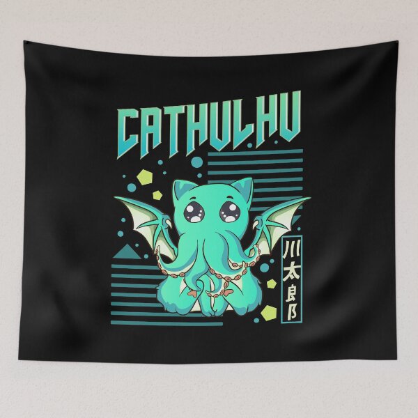Item preview, Cathulhu Funny Cat Cthulhu Pun Kawaii Anime designed and sold by perfectpresents.