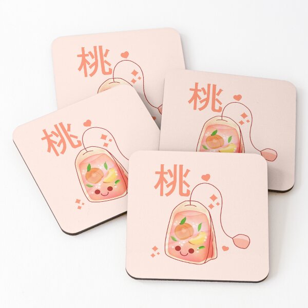 Item preview, Kawaii Peach Tea Bag designed and sold by Kimprut.