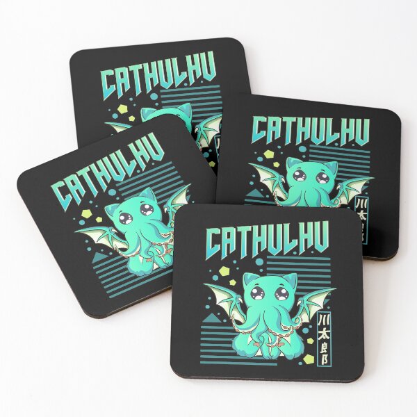 Item preview, Cathulhu Funny Cat Cthulhu Pun Kawaii Anime designed and sold by perfectpresents.