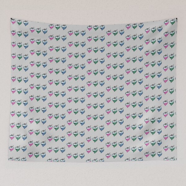 Item preview, Magic Potion Repeat Print In Stripes, Grey Background designed and sold by 10pmCreations.