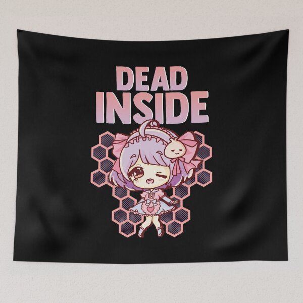 Item preview, Cute Dead Inside Kawaii Anime Girl Pastel Goth designed and sold by perfectpresents.