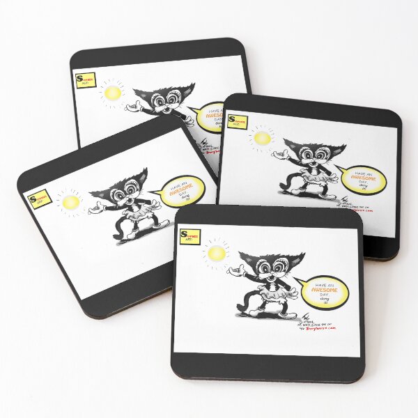 Item preview, [Sophie the Cat series Dept. #4]  Sophie Sez: Have an Awesome Day! designed and sold by TexWatt.