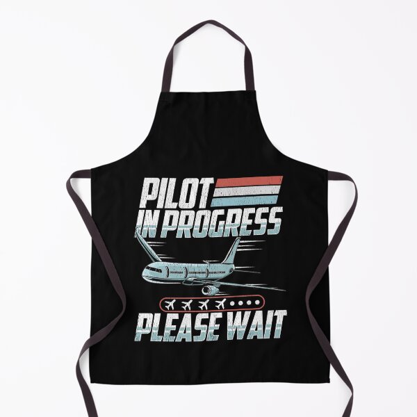 Item preview, Pilot In Progress Please Wait Airplane License Pun designed and sold by perfectpresents.
