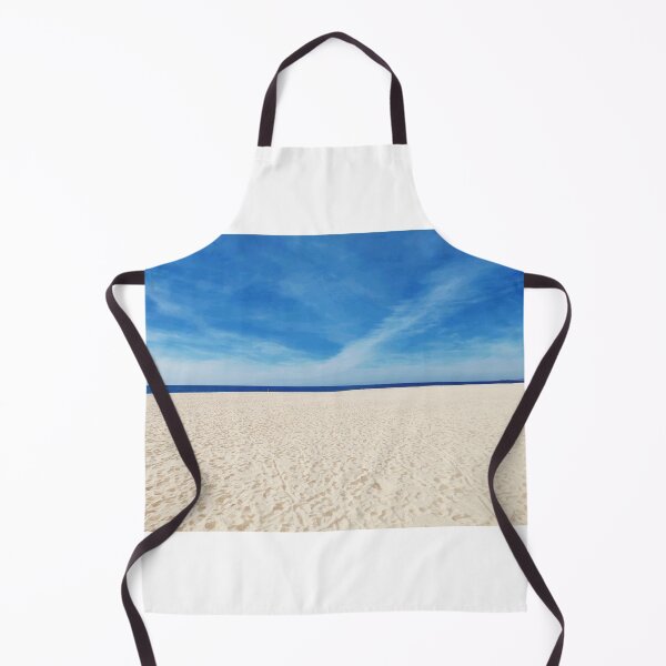 Item preview, White Sand Empty Beach Beautiful Sky And Blue Ocean Line designed and sold by GabryNY.