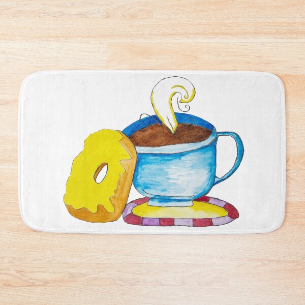 Item preview, Doughnut and a Coffee designed and sold by AliCatOriginals.
