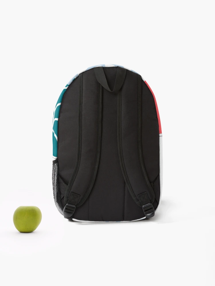 Thumbnail 2 of 3, Backpack, Shell to Shell - Cr-Bl-Rd designed and sold by TIPJ.