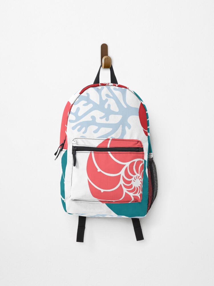 Thumbnail 1 of 3, Backpack, Shell to Shell - Cr-Bl-Rd designed and sold by TIPJ.