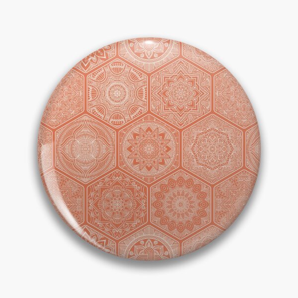Item preview, Apricot Orange Mandalas Scared Geometry designed and sold by solrevolver.