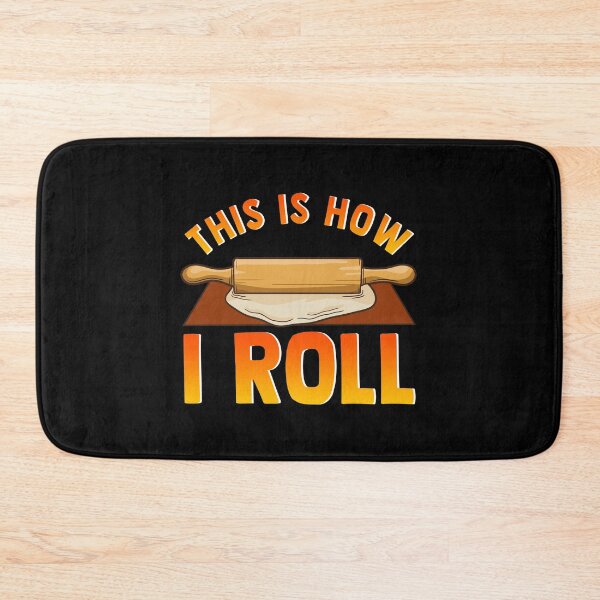 Item preview, Funny This Is How I Roll Rolling Pin Baking Pun designed and sold by perfectpresents.