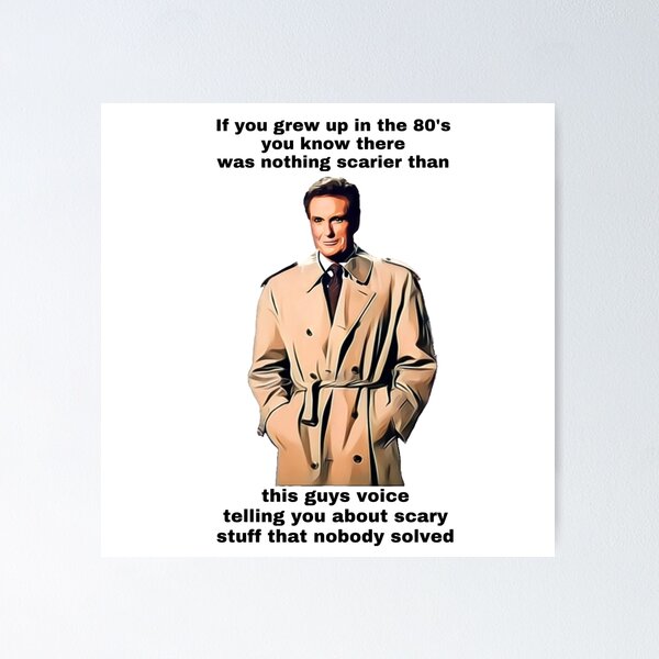 Item preview, Robert stack - unsolved mysteries  designed and sold by froggyleggs.