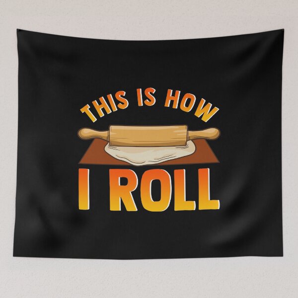 Item preview, Funny This Is How I Roll Rolling Pin Baking Pun designed and sold by perfectpresents.