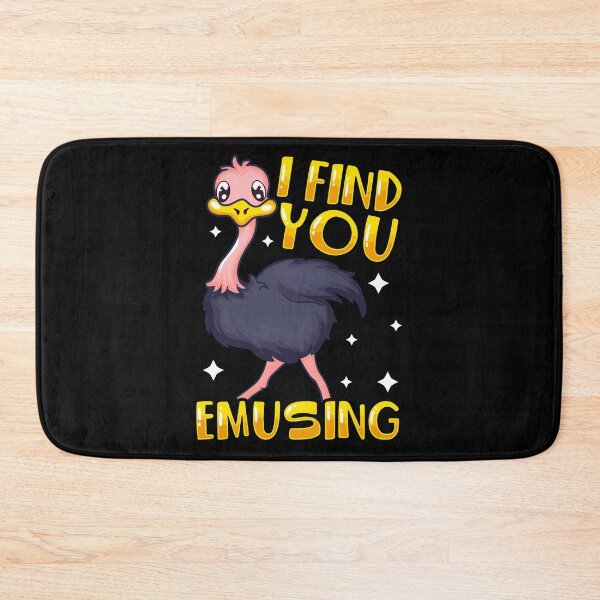 Item preview, I Find You Emusing Cute & Funny Emu Pun designed and sold by perfectpresents.