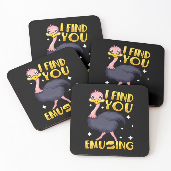 Item preview, I Find You Emusing Cute & Funny Emu Pun designed and sold by perfectpresents.