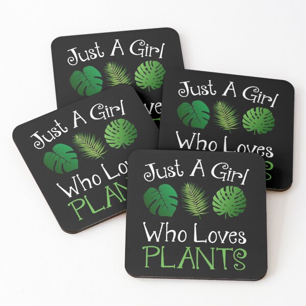 Item preview, Just A Girl Who Loves Plants designed and sold by Cat Lady Designs.