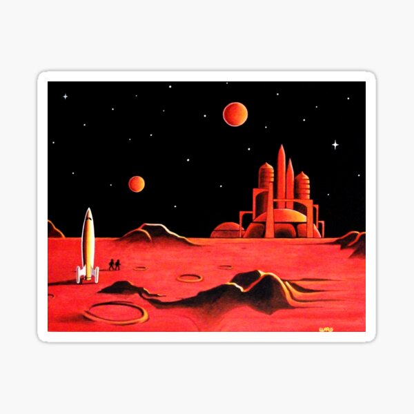 Item preview, CITY ON MARS designed and sold by ward-art-studio.